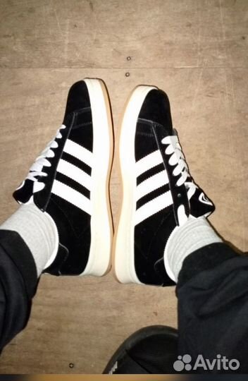 Кроссовки adidas campus с мехом