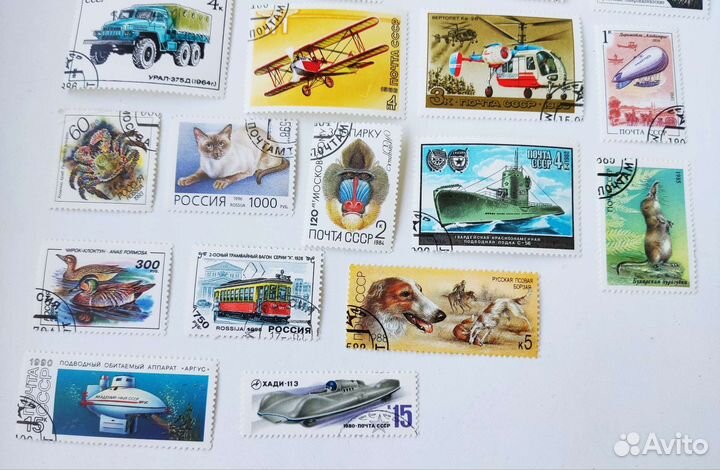 Марки, 27 штук