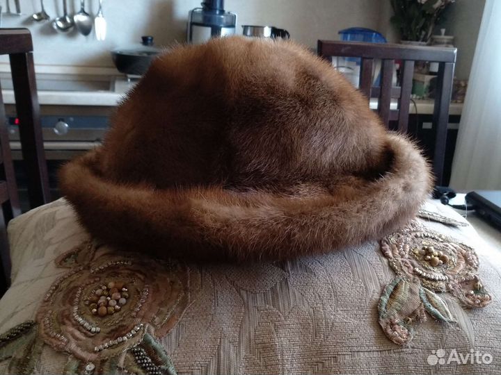 Шапка норковая женская