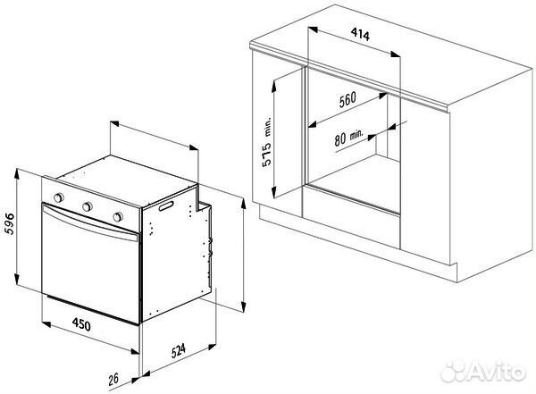 Духовой шкаф korting okb 4504 cx