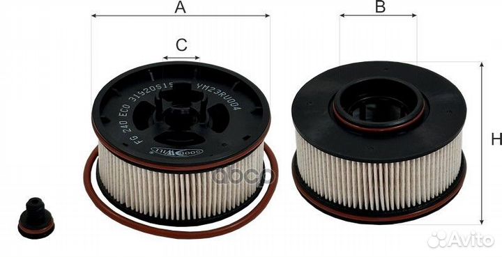 Фильтр топливный FG240ECO Goodwill