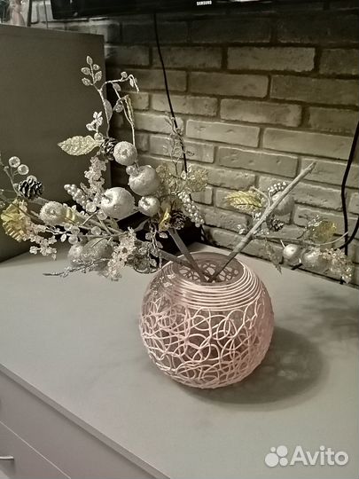 Набор для украшения к Новому году 6 предметов