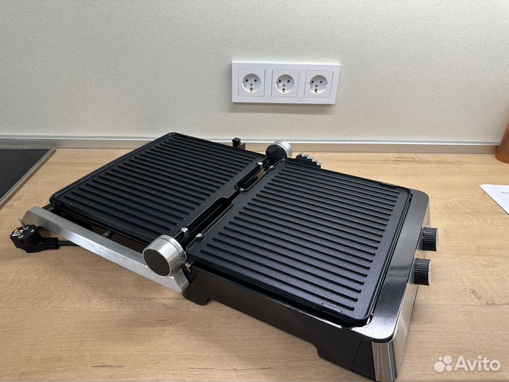 Новый электрогриль + вафельница