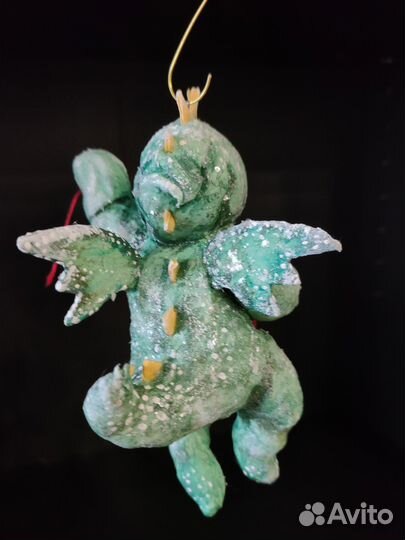 Авторская ватная игрушка Малыш Дракончик