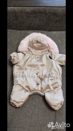 Зимний комбинезон для маленькой собаки