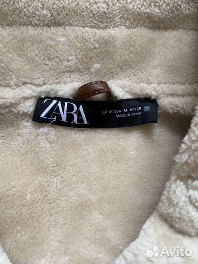 Дубленка авиатор Zara