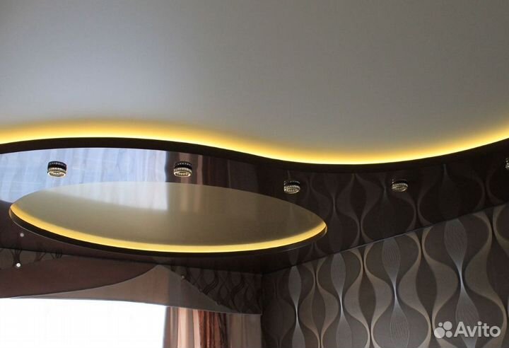 Натяжные потолки любой сложности