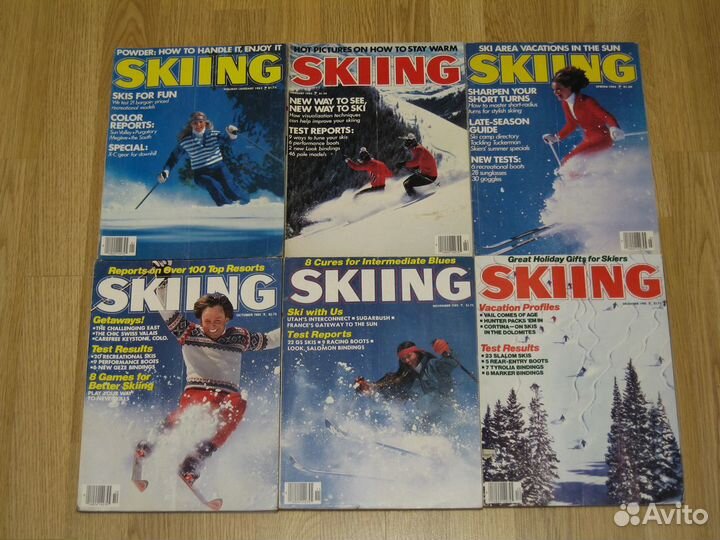 Журналы Skiing о горных лыжах 1983 год