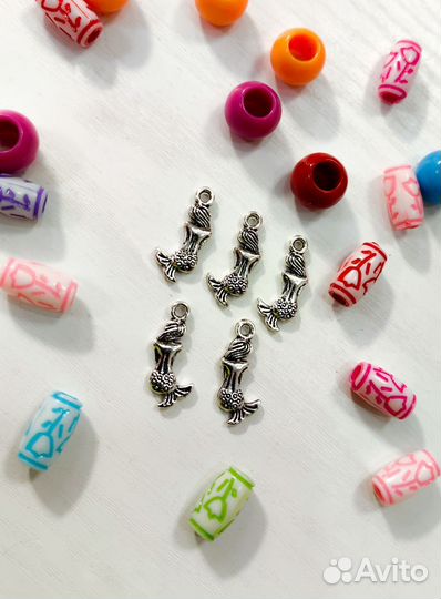 Украшения для кос, дред, бусины