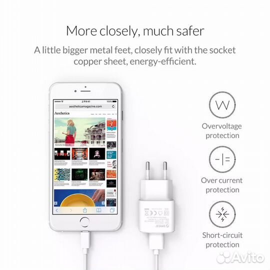 Сетевое зарядное устройство Orico 5V/1A. Новое