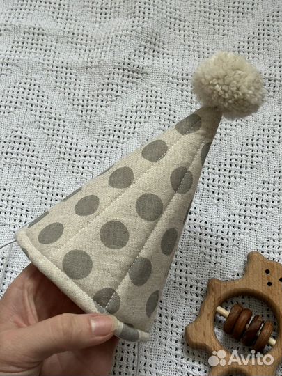 Льняной колпак детский