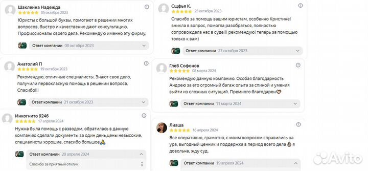 Расторжение брака/бракоразводный процесс/алименты