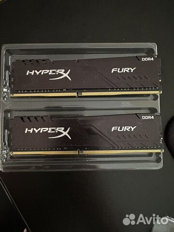 Оперативка Kingston hyperx fury black ddr4 2х8 гб купить в Краснодаре ...