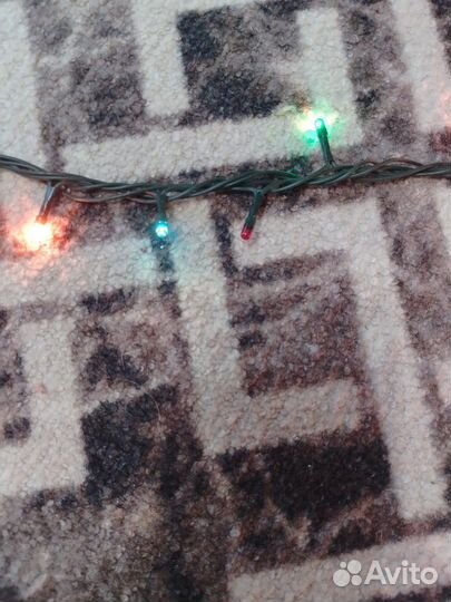 Гирлянда 7м, красный не горит