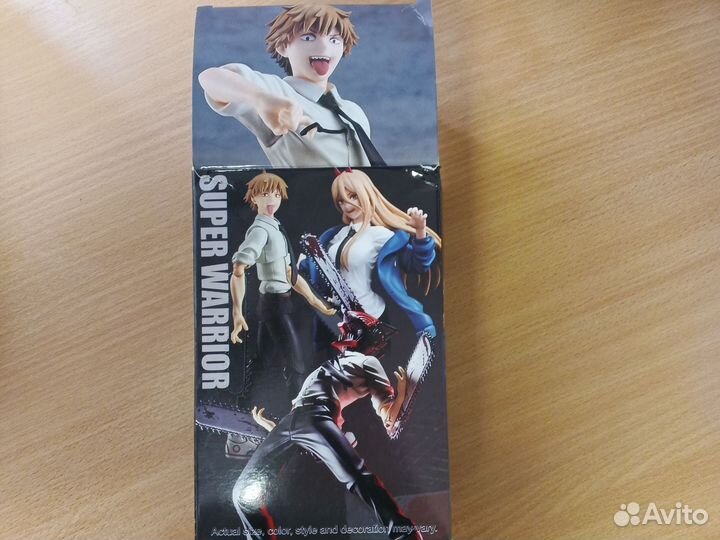 Аниме фигурка человек бензопила