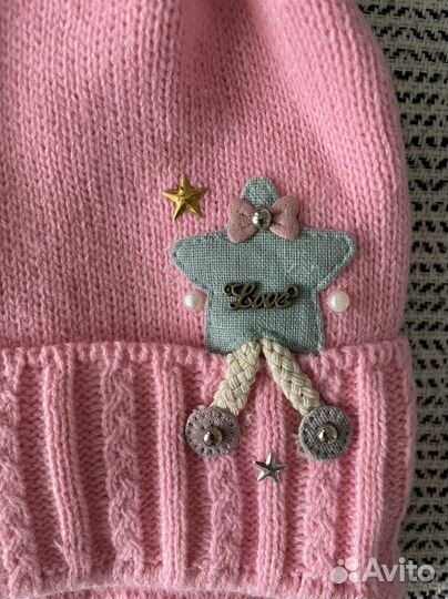 Шапка для девочки новая