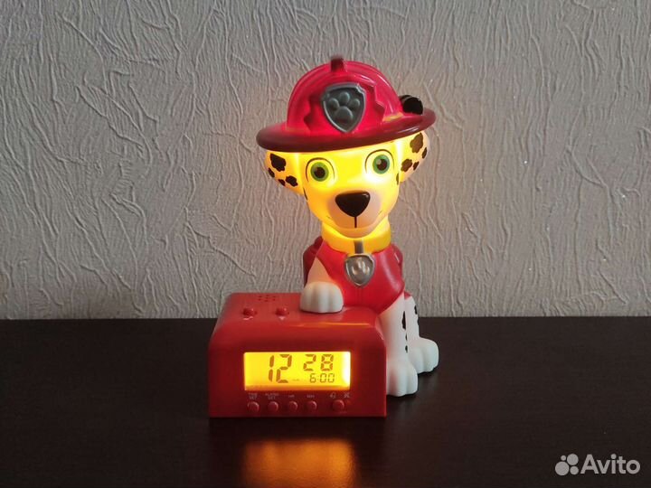 Ночник-часы Щенячий Патруль