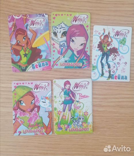 Карточки винкс (winx)