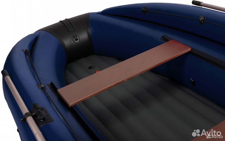 Лодка пвх SMarine AIR fbmax - 380 (темно-син/черн)