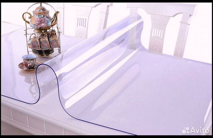 Гибкое/мягкое стекло, силиконовая скатерть