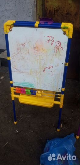Доска ученическая для рисования детская