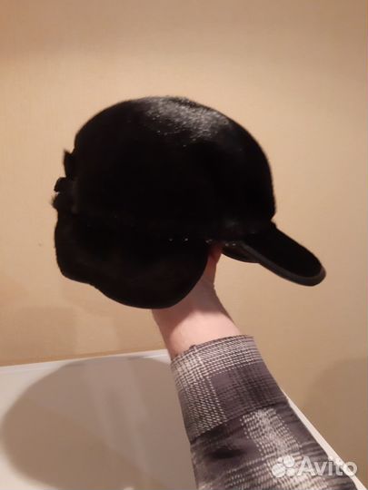 Меховая мужская кепка