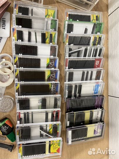 Материалы для наращивания ресниц бу