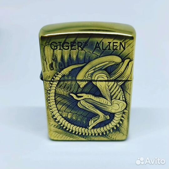 Зажигалка zippo броня armor чужой