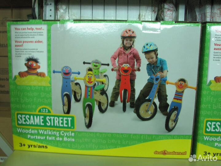 Беговел детский sesame street 123 Walking Bike
