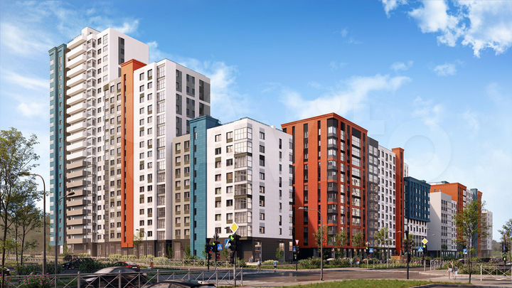 3-к. квартира, 58,8 м², 3/22 эт.