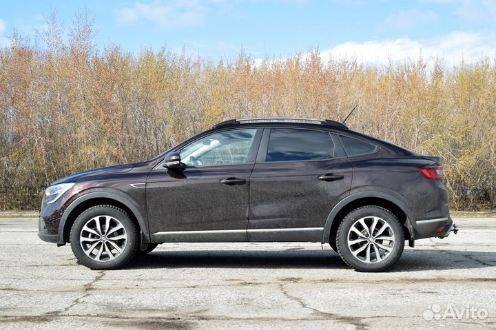 Рейлинги (Серебристый муар) renault Arkana c 2019