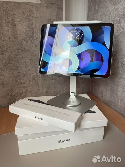 iPad Air 4 64gb + Apple Pencil + Keyboard Folio