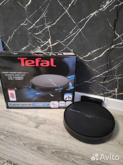Робот пылесос моющий tefal