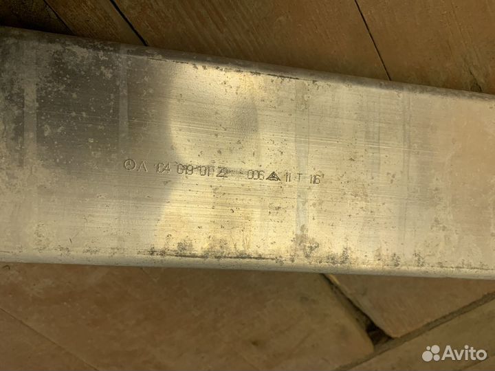 Mercedes w164 ml усилитель заднего бампера