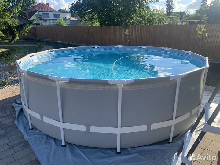 Каркасный бассейн 3.66*1.22 intex