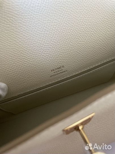 Сумка hermes pochette белая