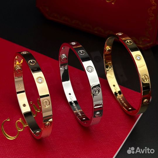 Брасет с отверткой серьги кольцо Cartier Картье