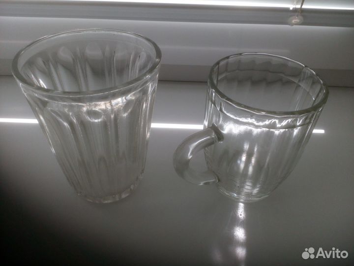 Пивная кружка 0,25 и стакан 350, кружка 0,5 СССР