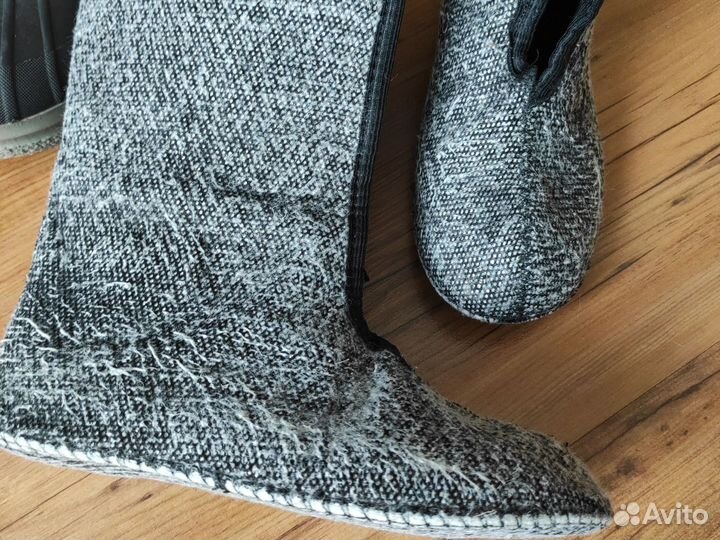 Галоши детские утепленные