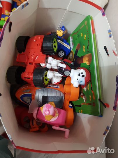 Щенячий патруль игрушки пакетом + книга в подарок