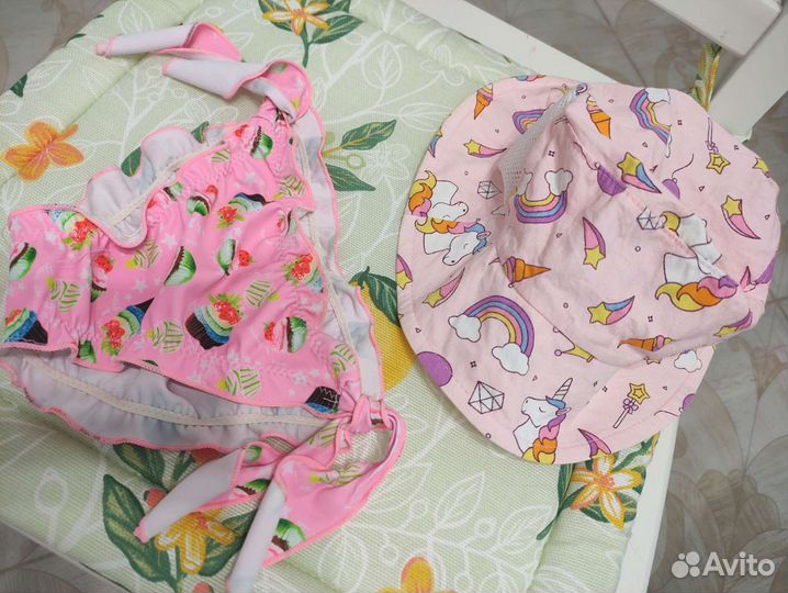 Панама и трусики для купания