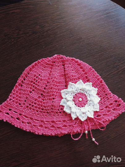Летняя шапочка для девочки