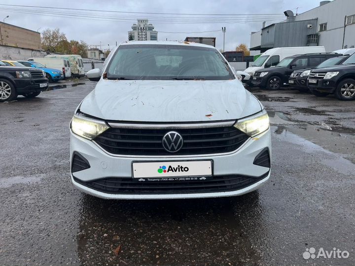 Volkswagen Polo 1.6 AT, 2020, битый, 192 832 км