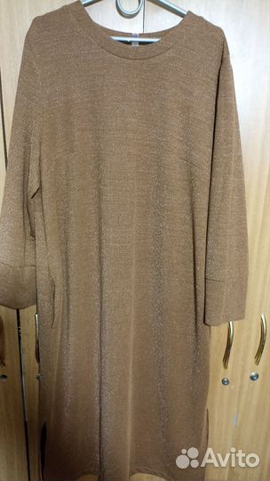 Платье с люрексом 54-56-58 р