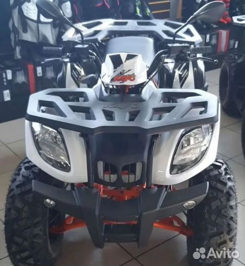 Квадроцикл Kayo Big Bull черно-белый