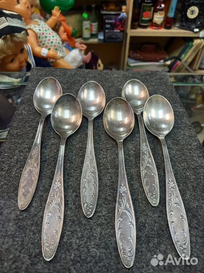 Ложки десертные мельхиор