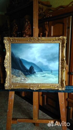 Картина маслом на холсте.Море.Пейзаж