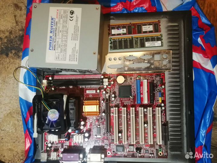 Комплектующие для пк pentium 4, radeon 9000 pro