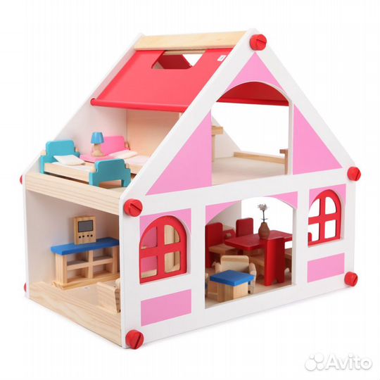 Дом для кукол с мебелью, Новый