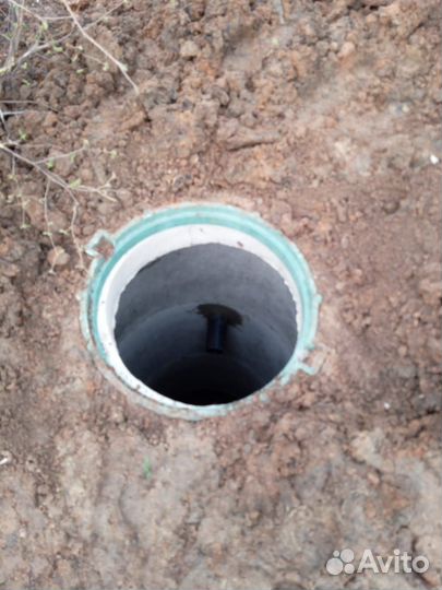 Канализация.Септик из ж/б колец.Водопровод